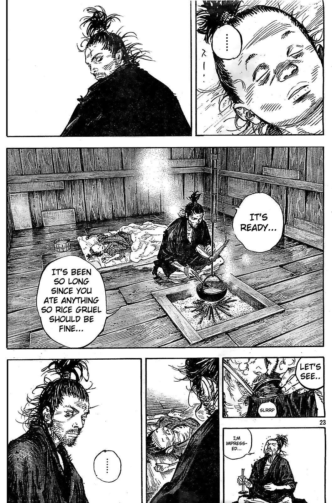 Vagabond manga, chapter 316, page 22 of 35
