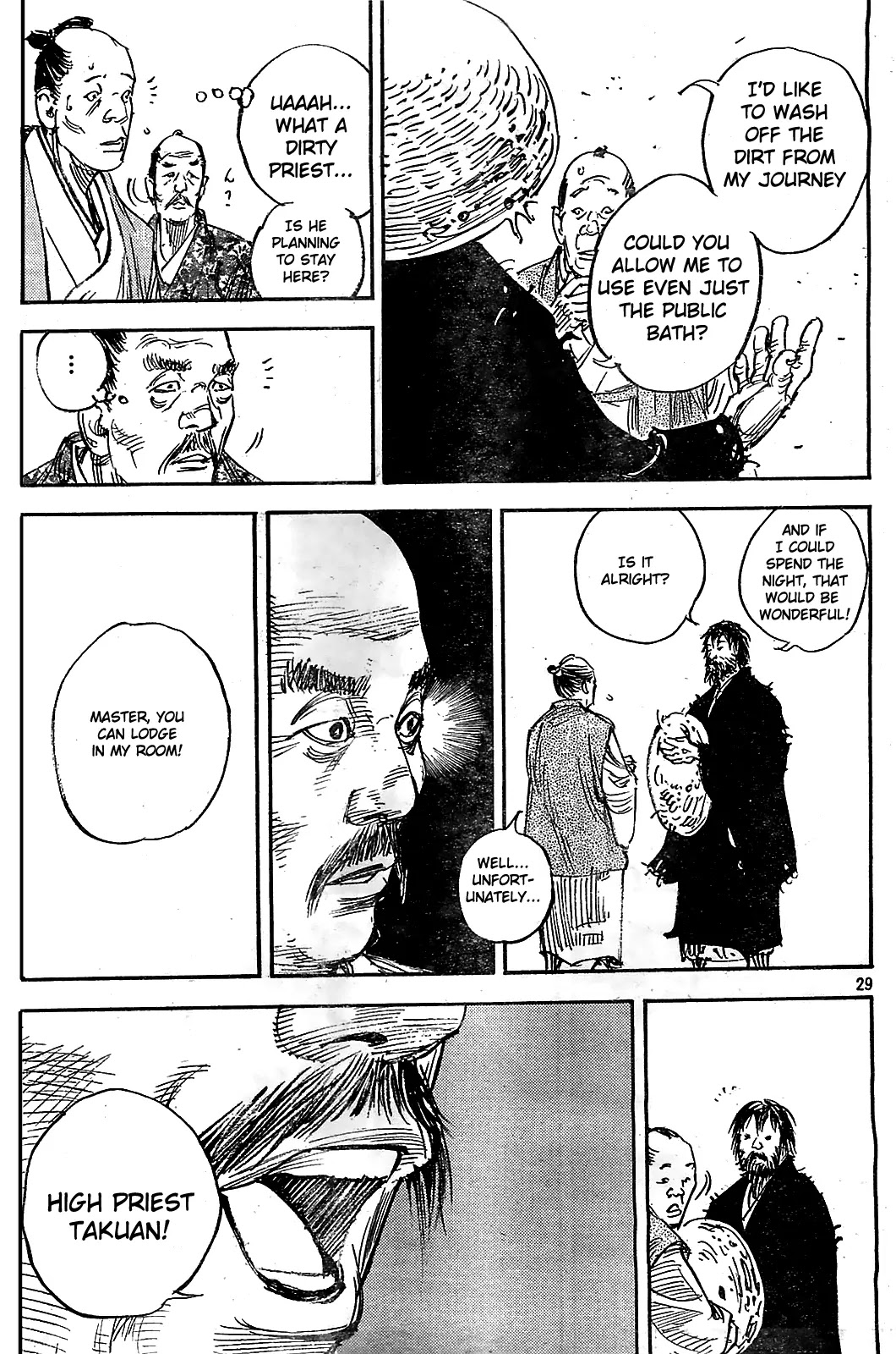 Vagabond manga, chapter 316, page 28 of 35
