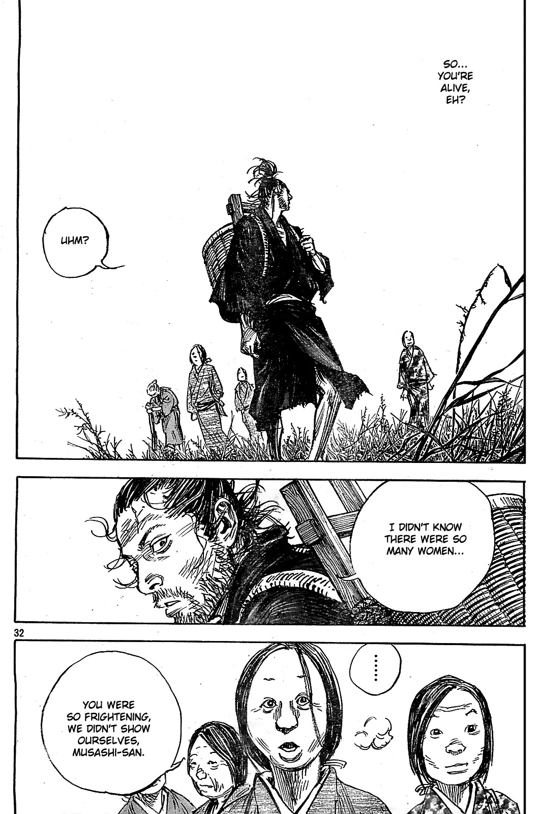 Vagabond manga, chapter 316, page 31 of 35