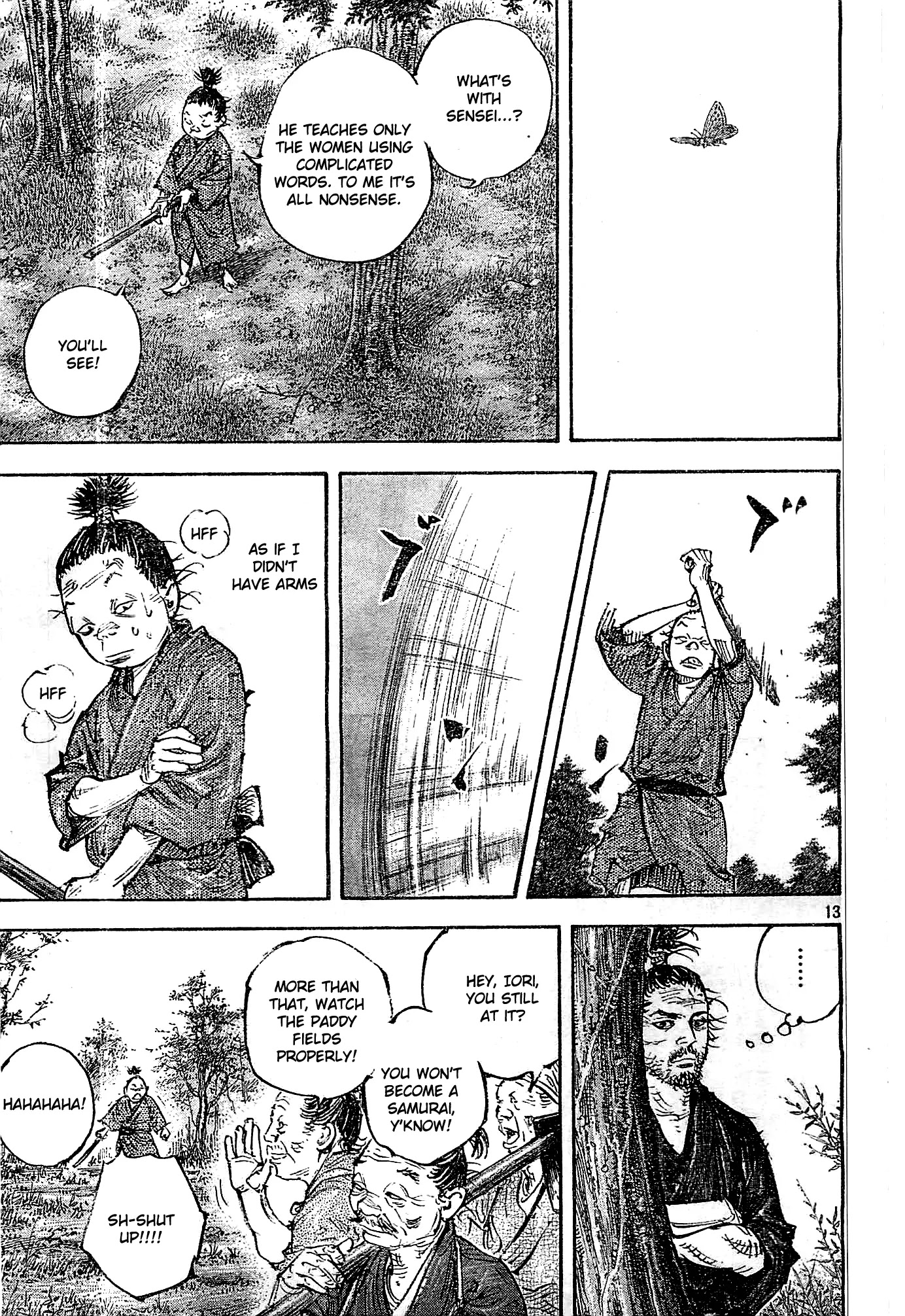 Vagabond manga, chapter 320, page 13 of 27