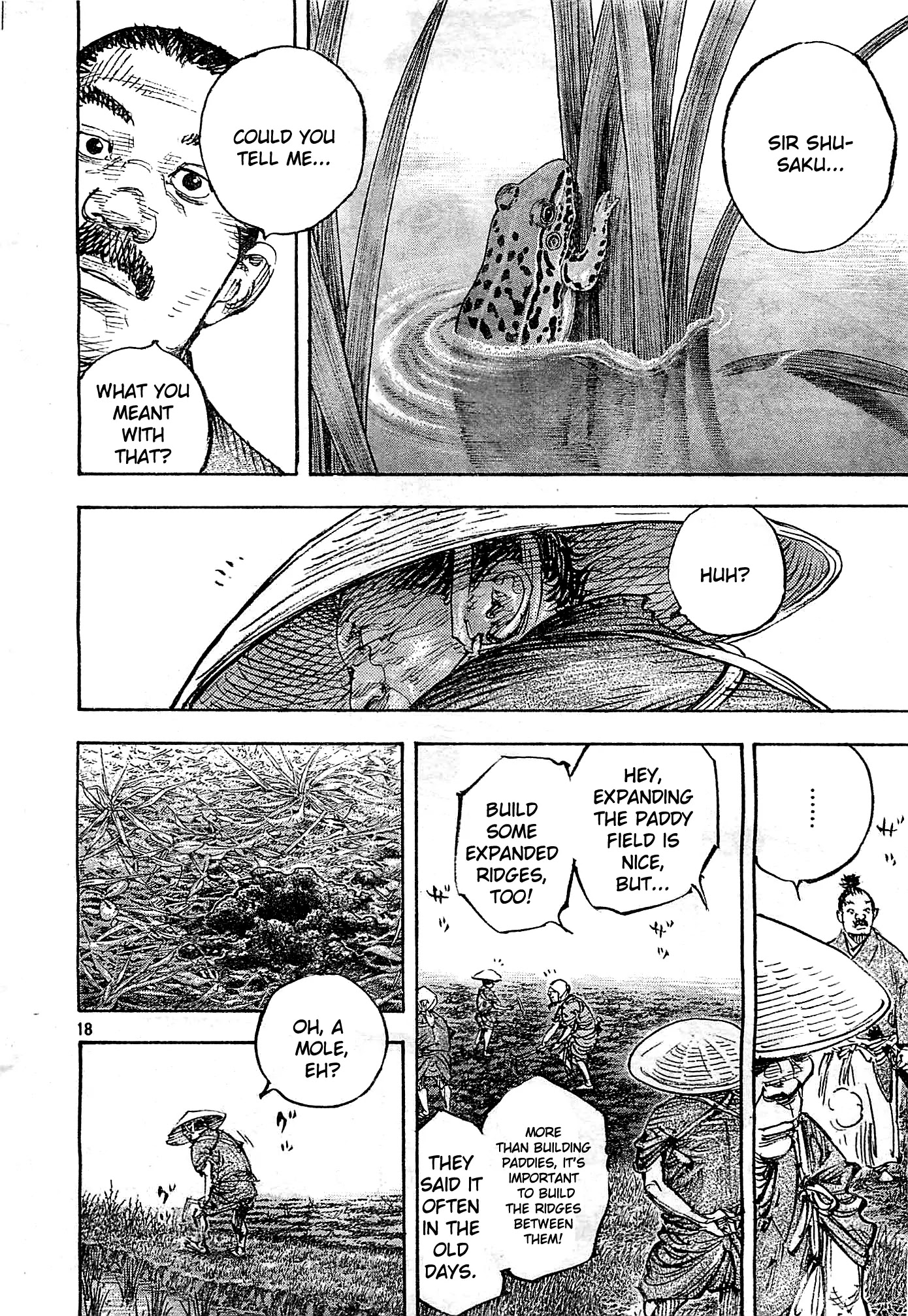 Vagabond manga, chapter 320, page 18 of 27