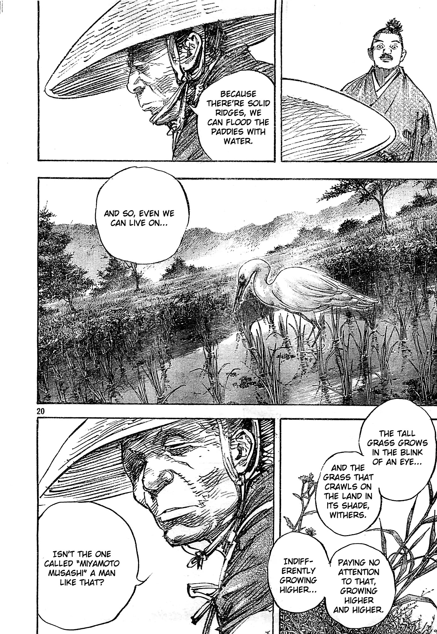 Vagabond manga, chapter 320, page 20 of 27
