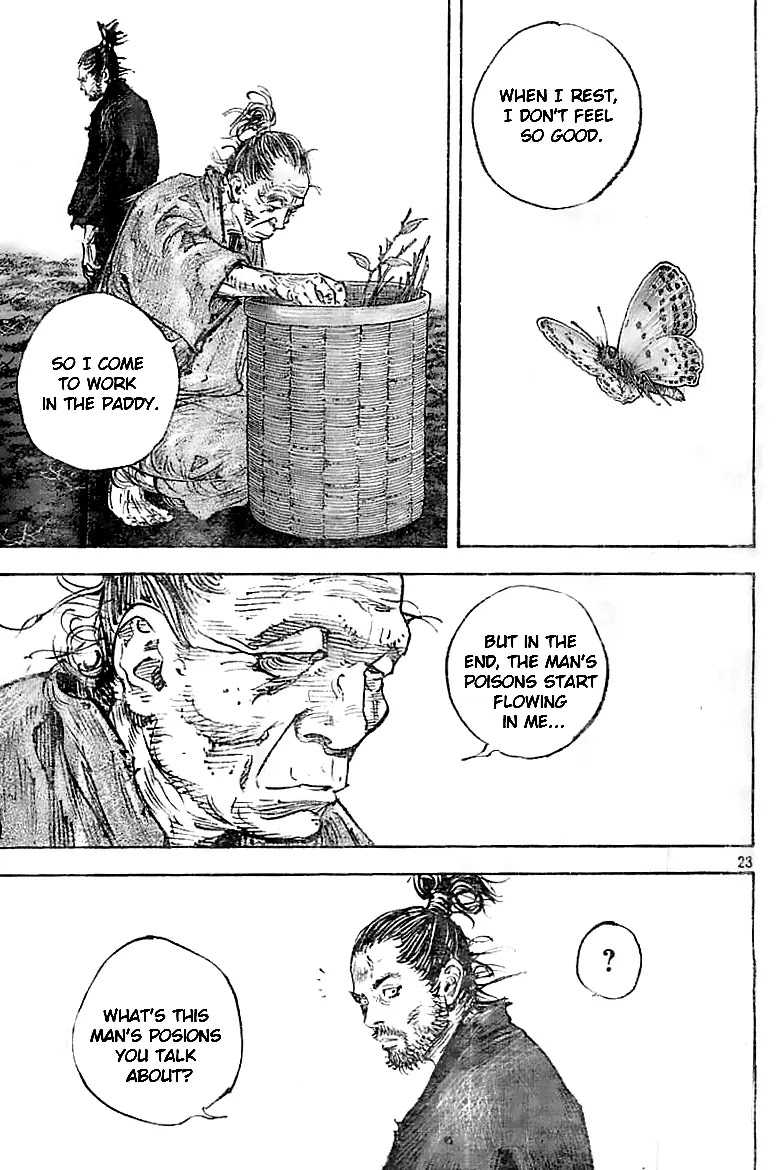 Vagabond Chapter 321 page 23 - Chapter 321: Shusaku Collapses