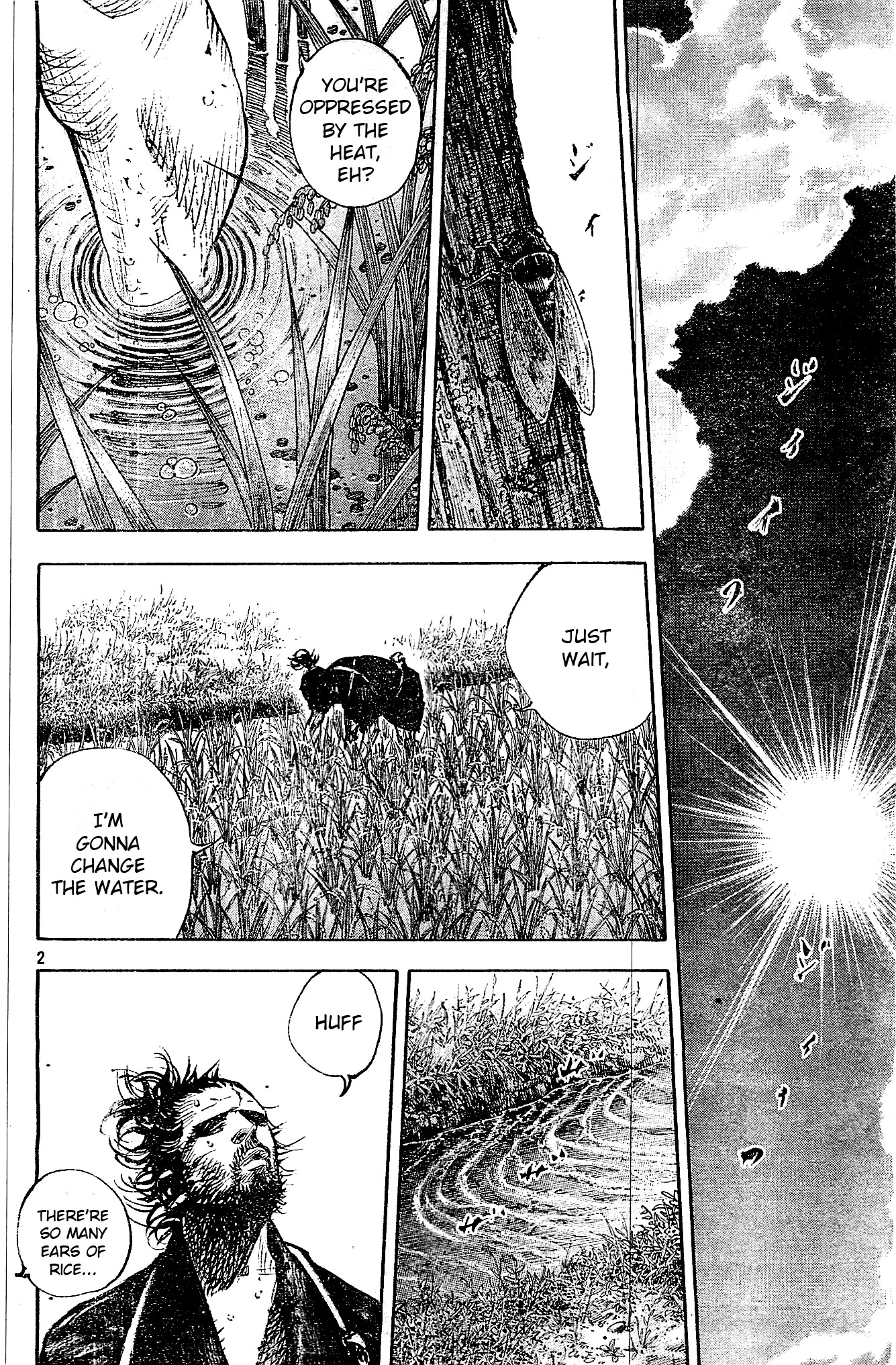 Vagabond manga, chapter 322, page 2 of 26