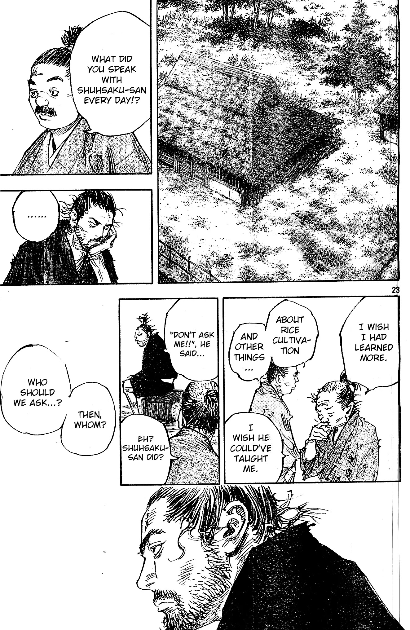 Vagabond manga, chapter 322, page 22 of 26