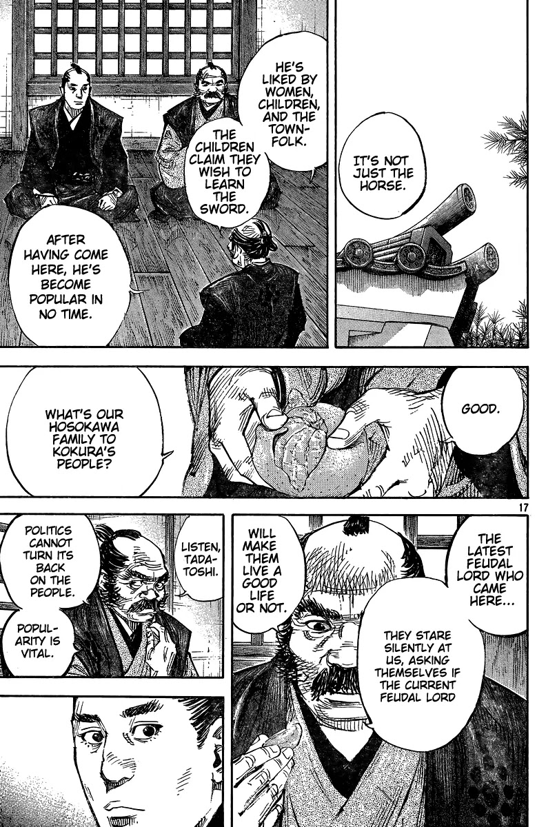 Vagabond manga, chapter 325, page 17 of 30