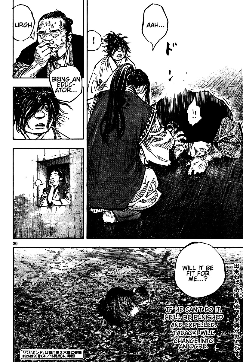 Vagabond manga, chapter 325, page 30 of 30