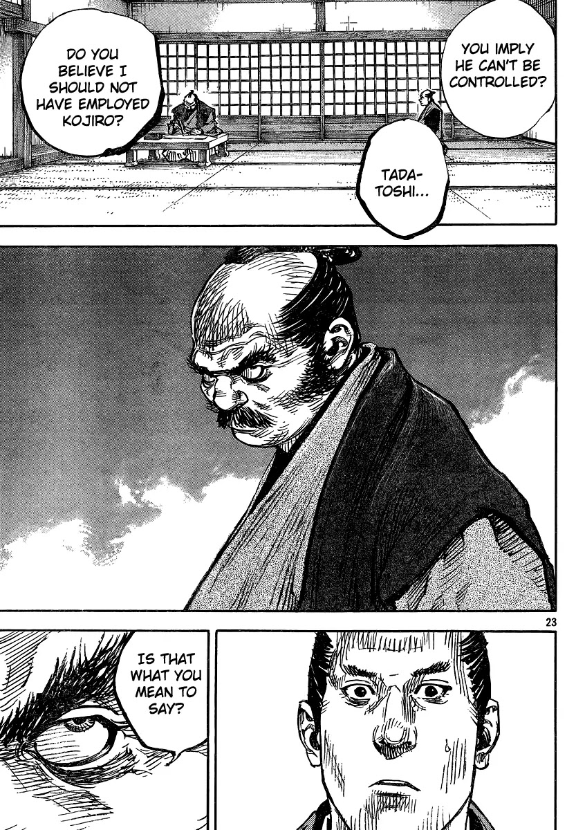 Vagabond manga, chapter 326, page 23 of 28