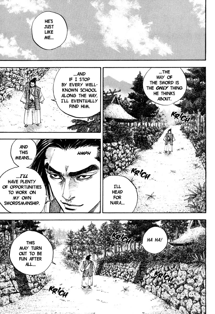 Vagabond manga, chapter 34, page 1 of 19