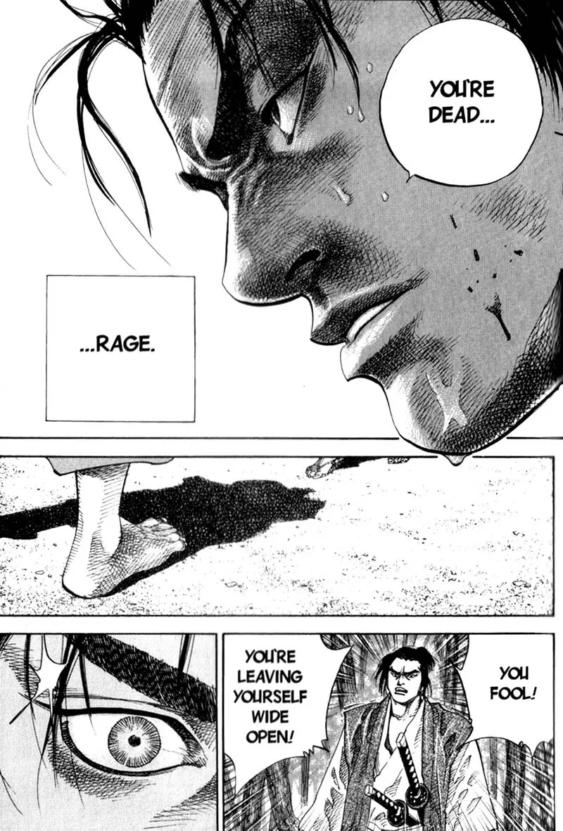 Vagabond manga, chapter 45, page 18 of 21