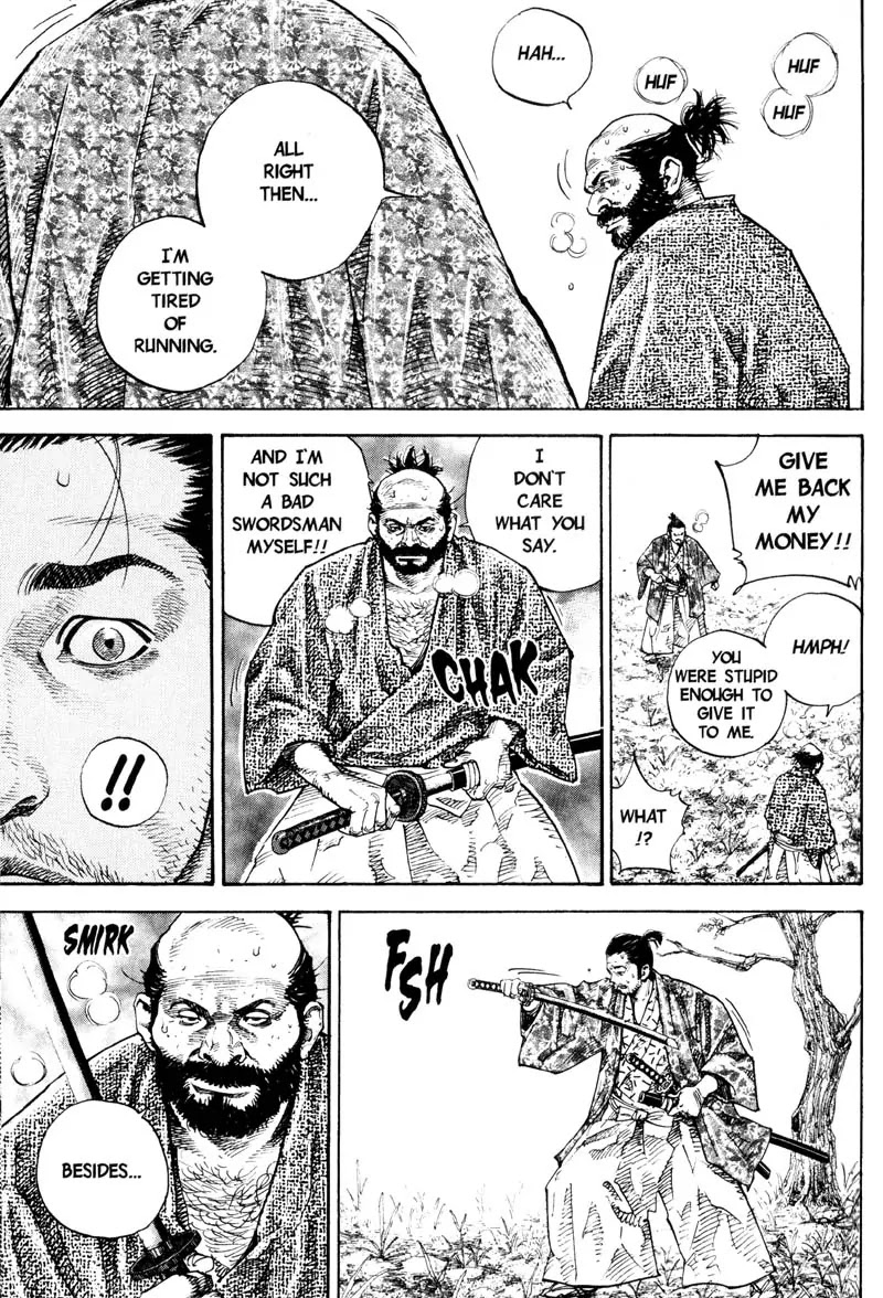 Vagabond manga, chapter 57, page 17 of 20