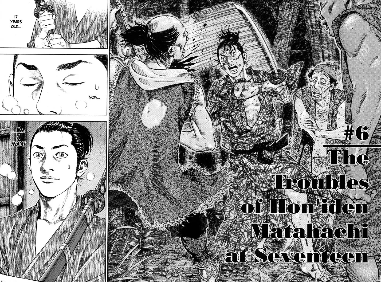 Vagabond Chapter 6 page 2 - Chapter 6: The Troubles of Hon'iden Matahachi at Seventeen