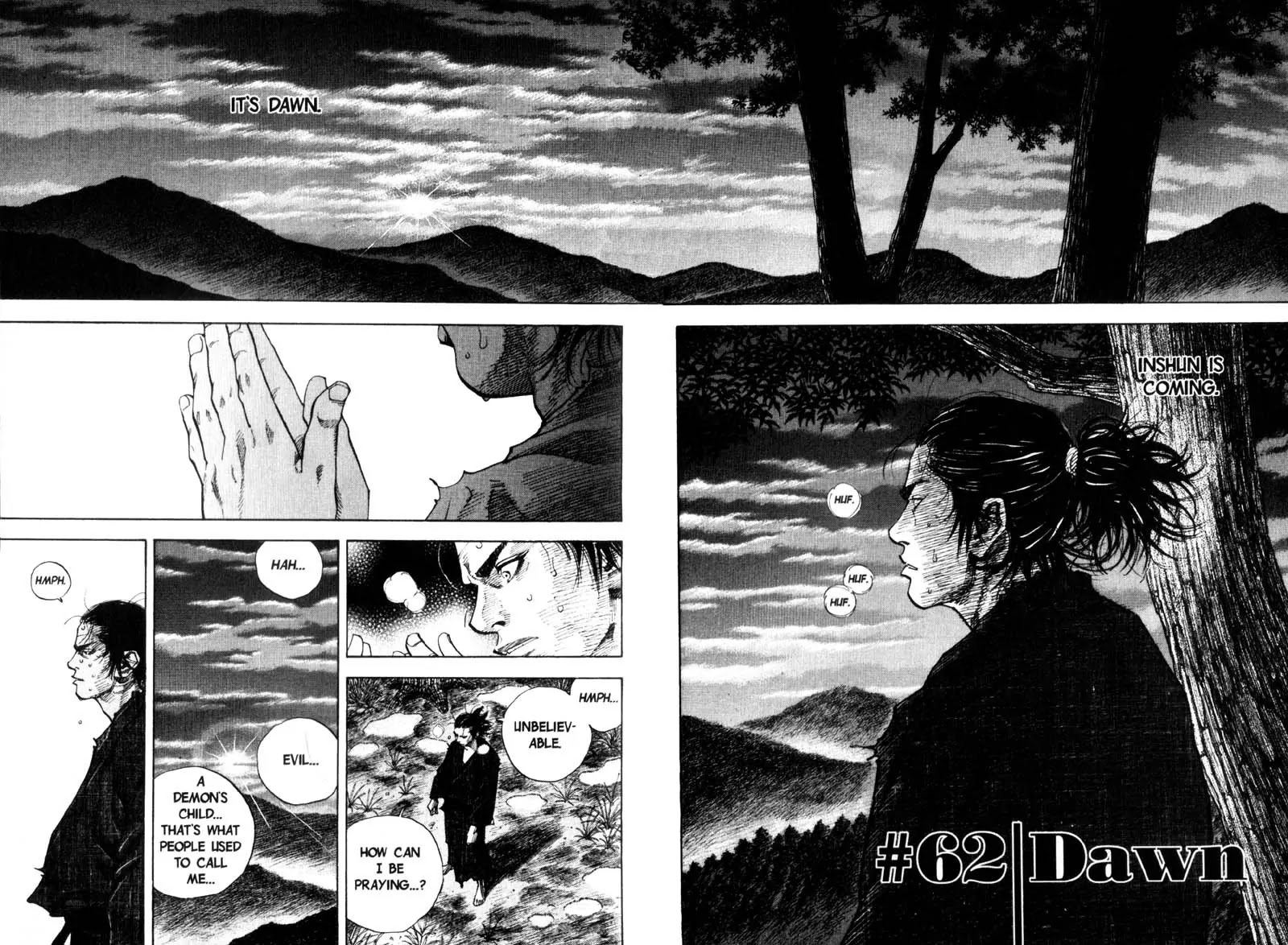 Vagabond manga, chapter 62, page 2 of 20