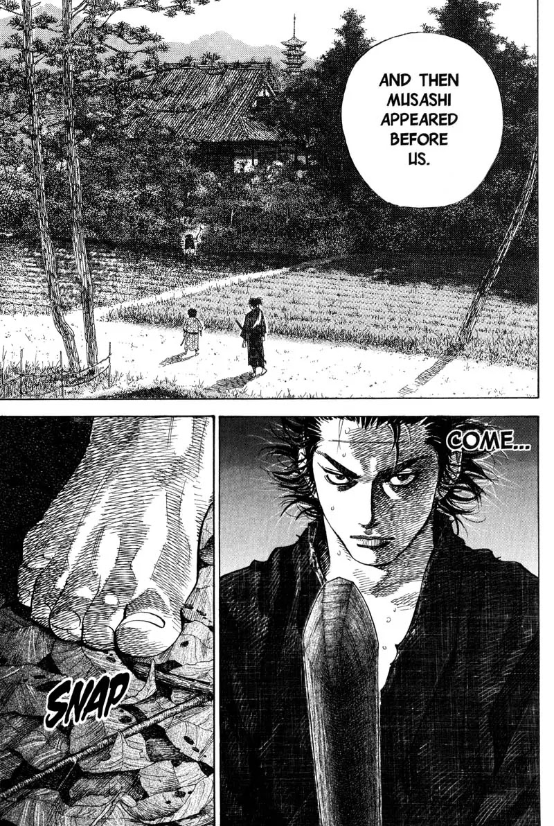 Vagabond manga, chapter 69, page 18 of 20
