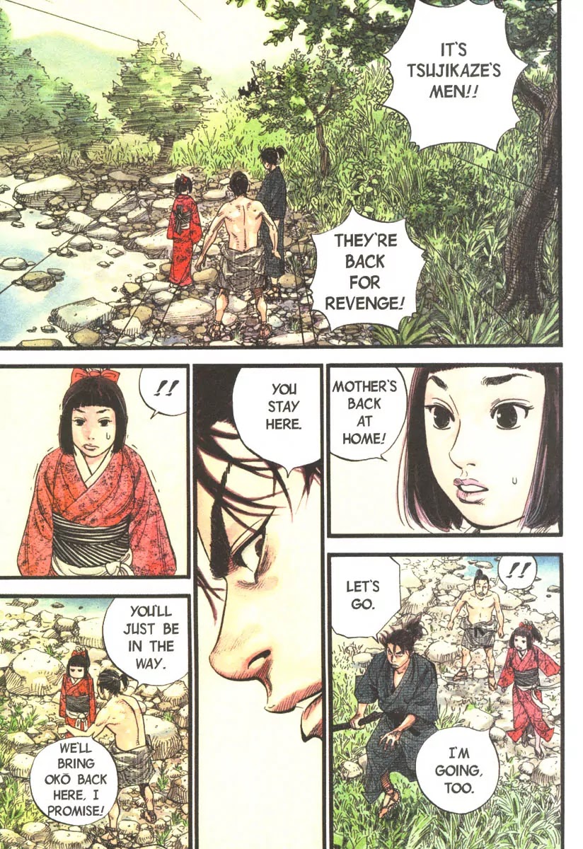 Vagabond Chapter 7 page 1 - Chapter 7: Farewell Takezo