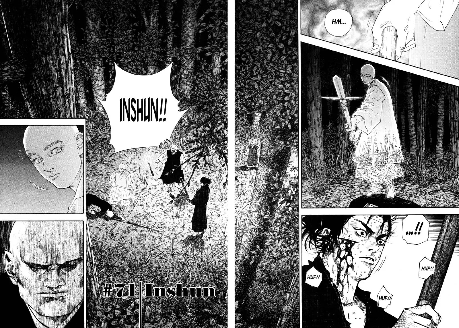 Vagabond manga, chapter 71, page 2 of 20