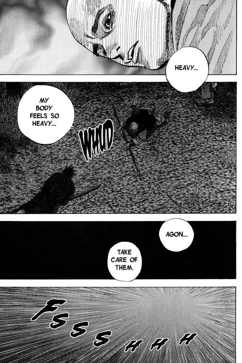 Vagabond manga, chapter 74, page 17 of 20