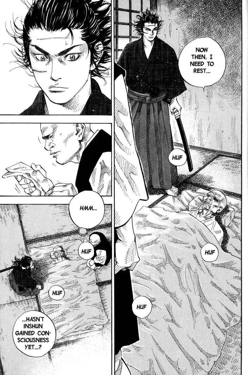 Vagabond manga, chapter 75, page 18 of 19