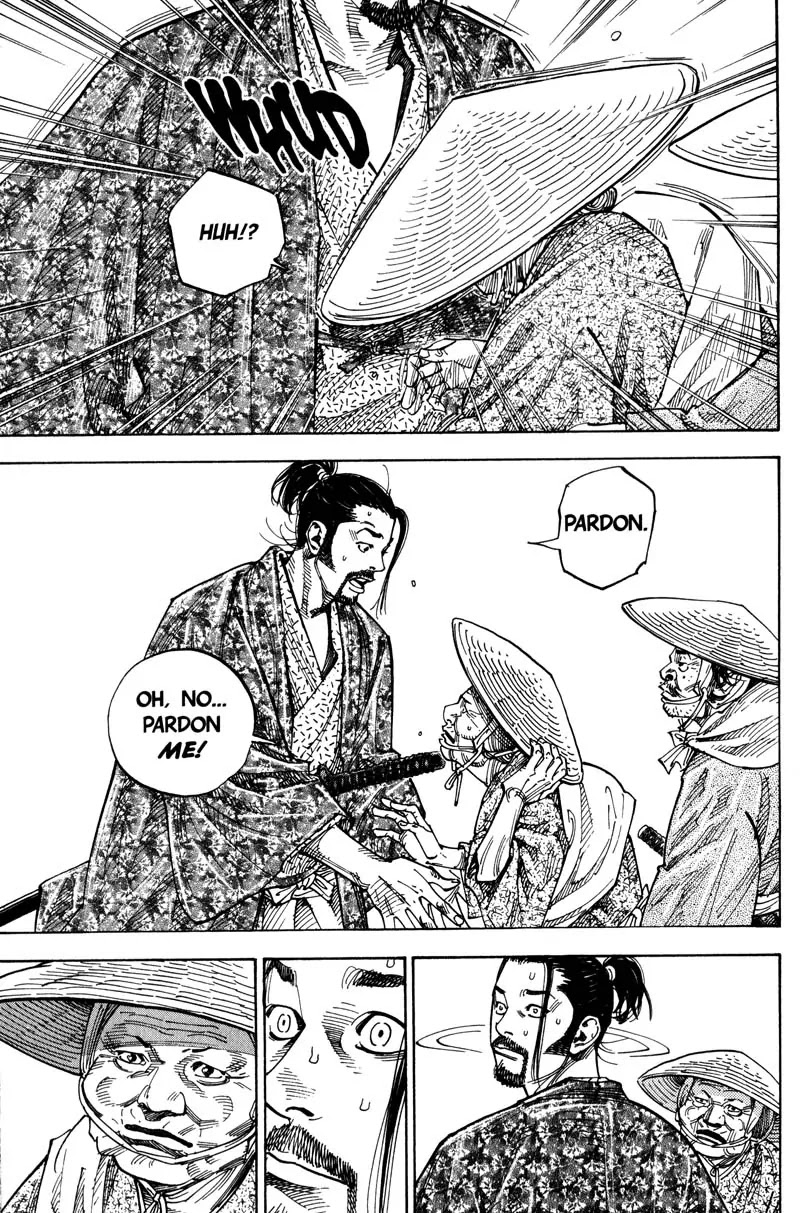 Vagabond manga, chapter 77, page 18 of 19