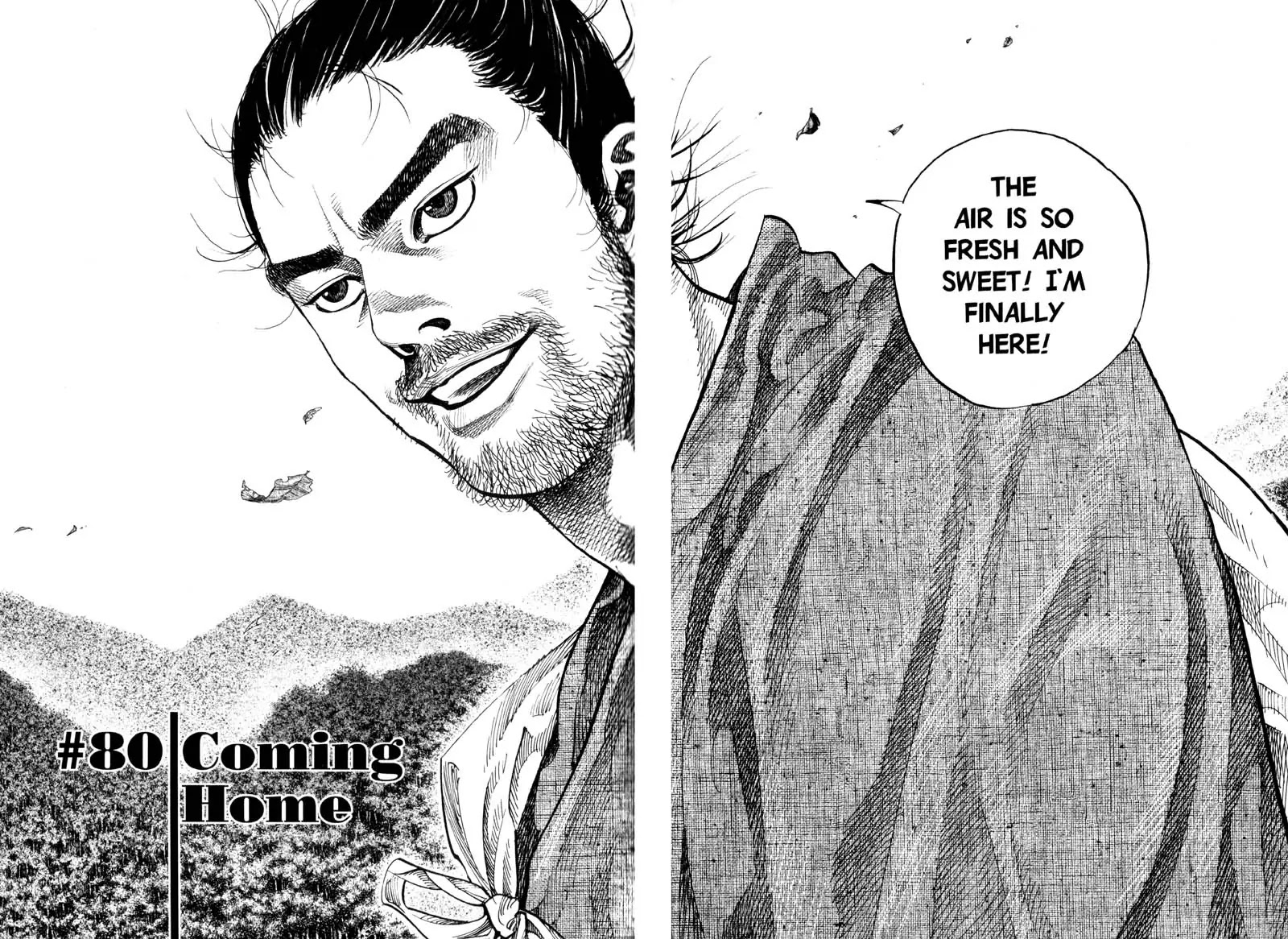 Vagabond manga, chapter 80, page 2 of 20