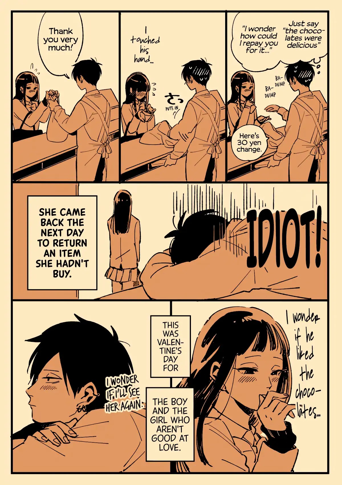 Valentine's Day and White Day Chapter 1 page 4 - Chapter 1: About a Girl Who Isn't Good at Love