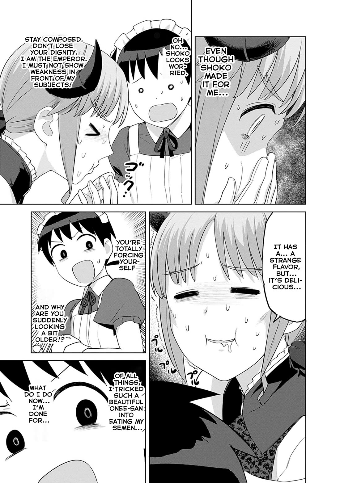 Valhalla Penis Mansion Chapter 45 page 15 - Chapter 45: Please don't put Semen on your pudding