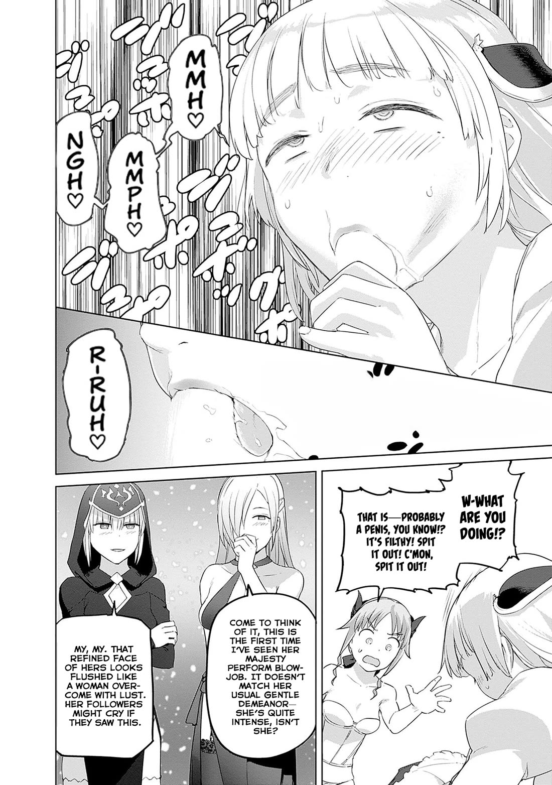 Valhalla Penis Mansion Chapter 48 page 13 - Chapter 48: Blowjob War
