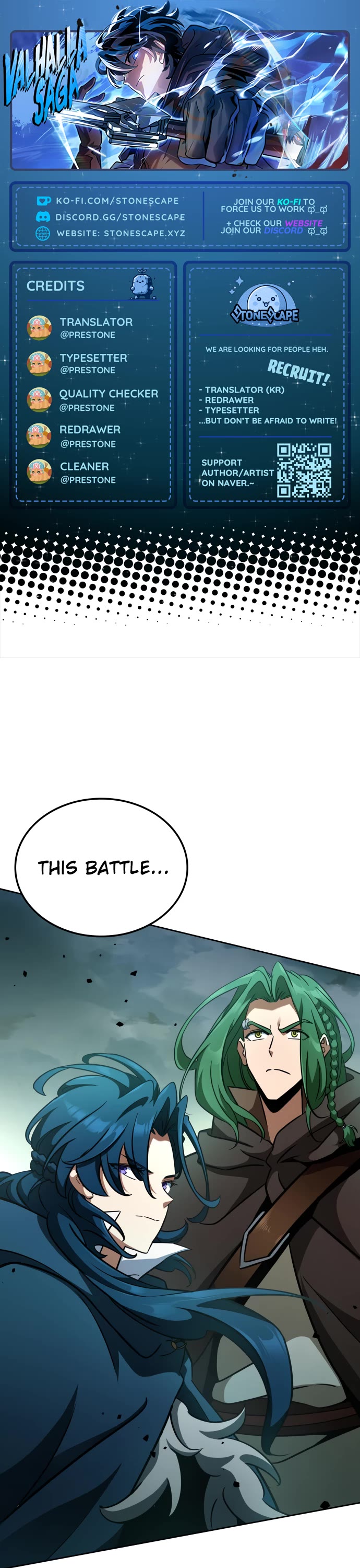 Valhalla Saga Chapter 17 page 1 - Chapter 17