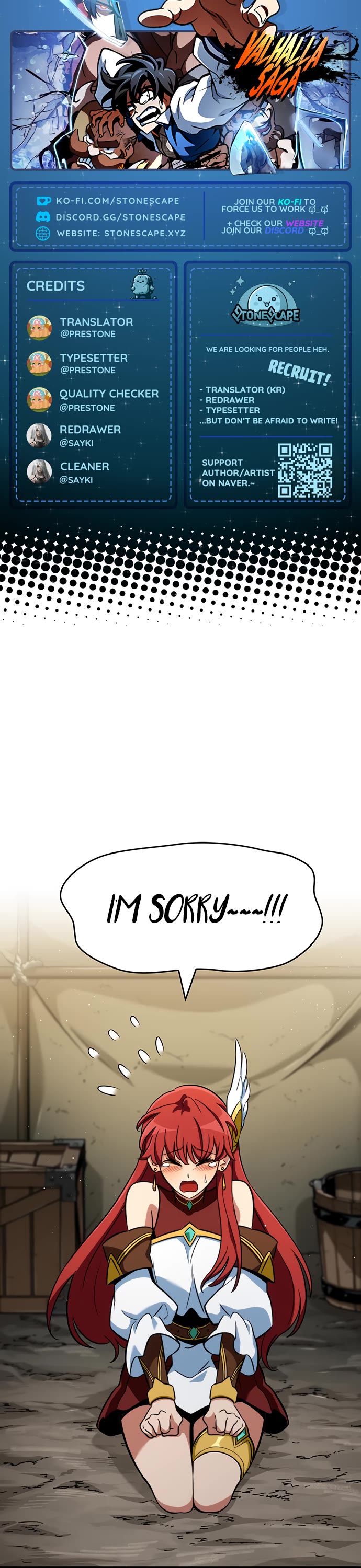 Valhalla Saga Chapter 6 page 1 - Chapter 6