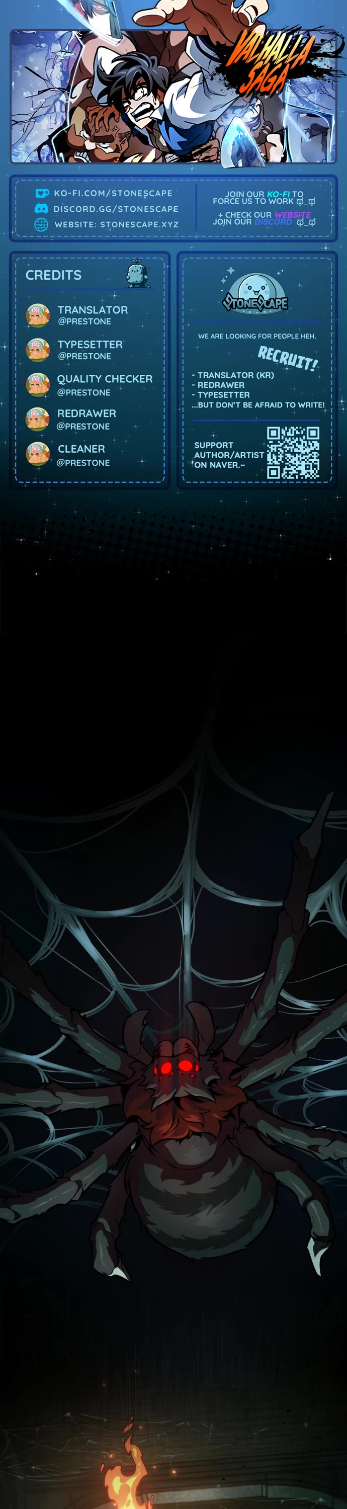Valhalla Saga Chapter 8 page 1 - Chapter 8
