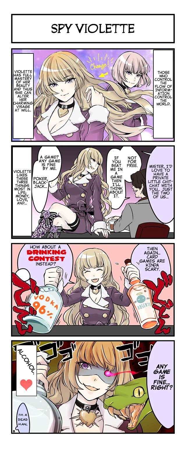 Valkyria Revolution 4-Koma Chapter 3 page 1 - Chapter 3 : Spy Violette