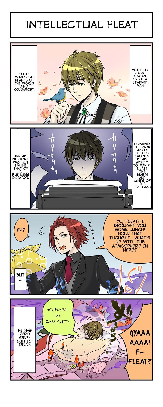Valkyria Revolution 4-Koma Chapter 5 page 1 - Chapter 5 : Intellectual Fleat