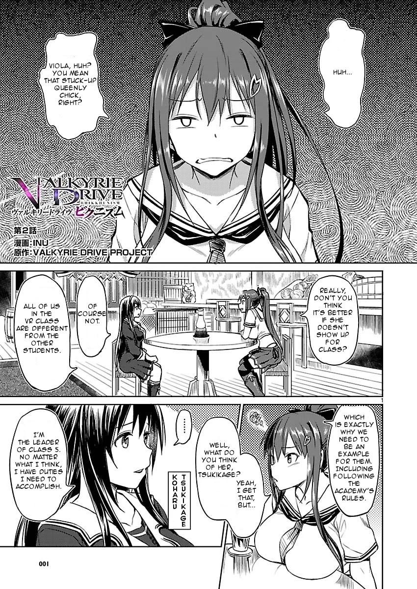 Valkyrie Drive Bhikkhunism Chapter 2 page 1 - Chapter 2