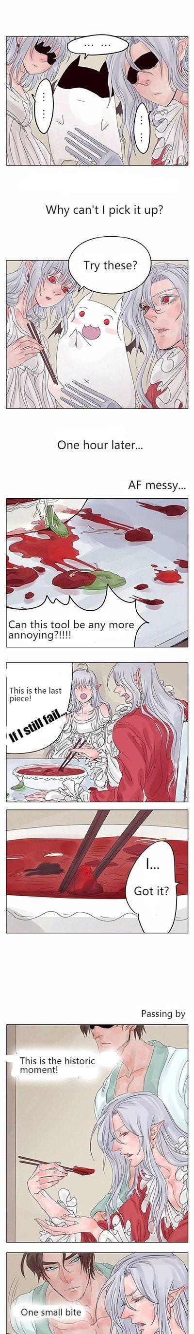 Vampire And Hunter Spin Off Chapter 7 page 4 - Chapter 7: Food Challenge