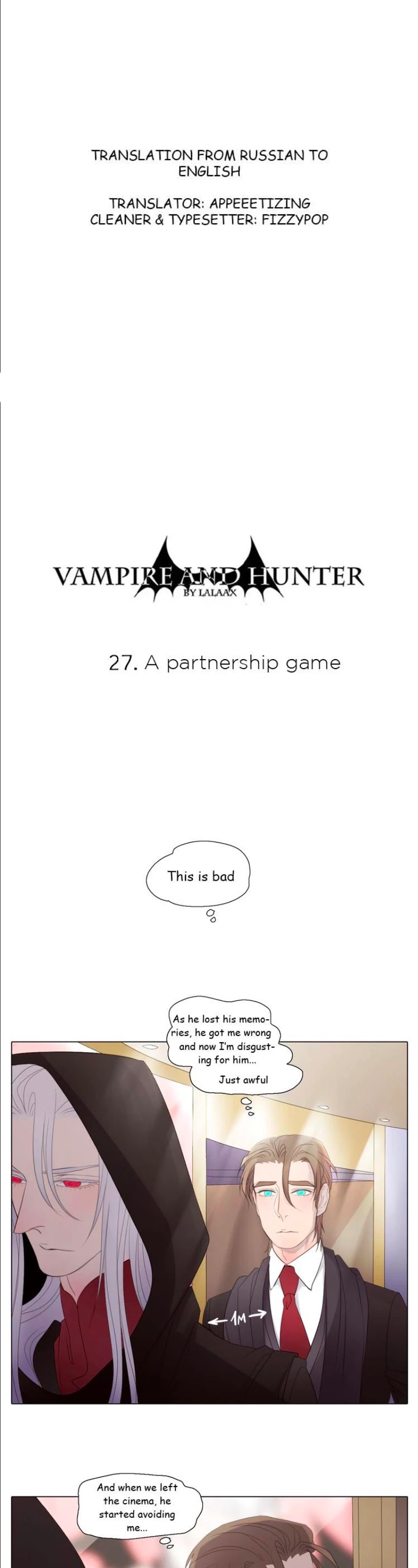 Vampire and Hunter Chapter 27 page 1 - Chapter 27