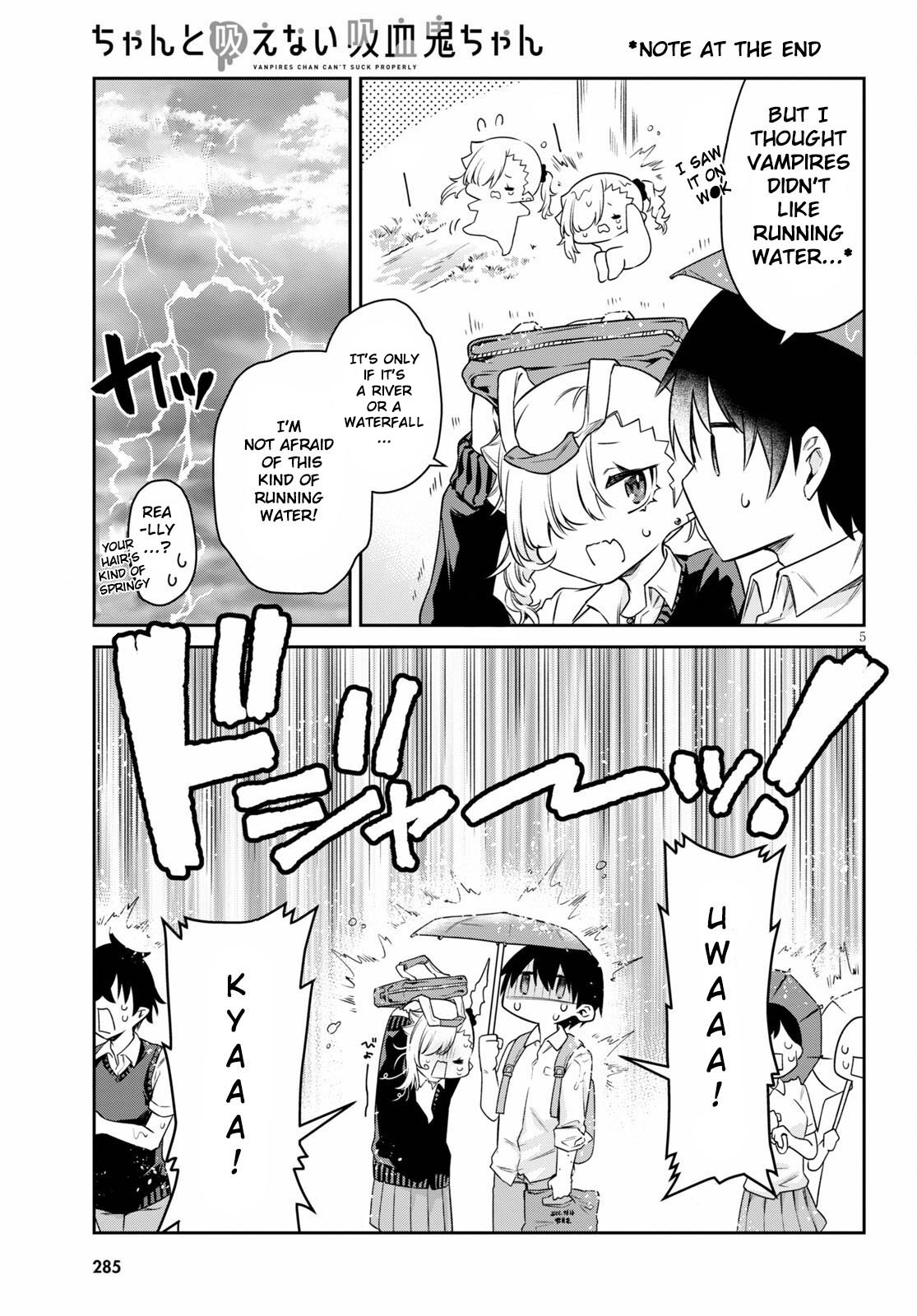Vampire-chan Can't Suck Properly Chapter 13 page 5 - Chapter 13: Vampires and rainfall