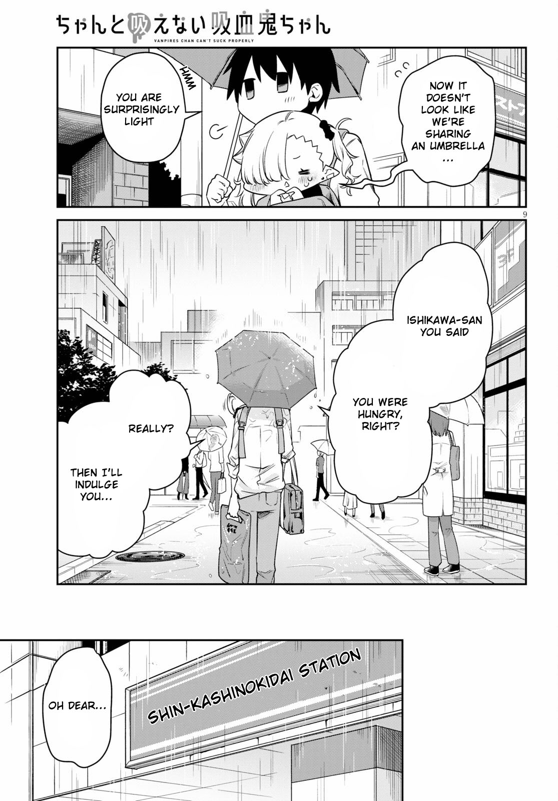 Vampire-chan Can't Suck Properly Chapter 13 page 9 - Chapter 13: Vampires and rainfall