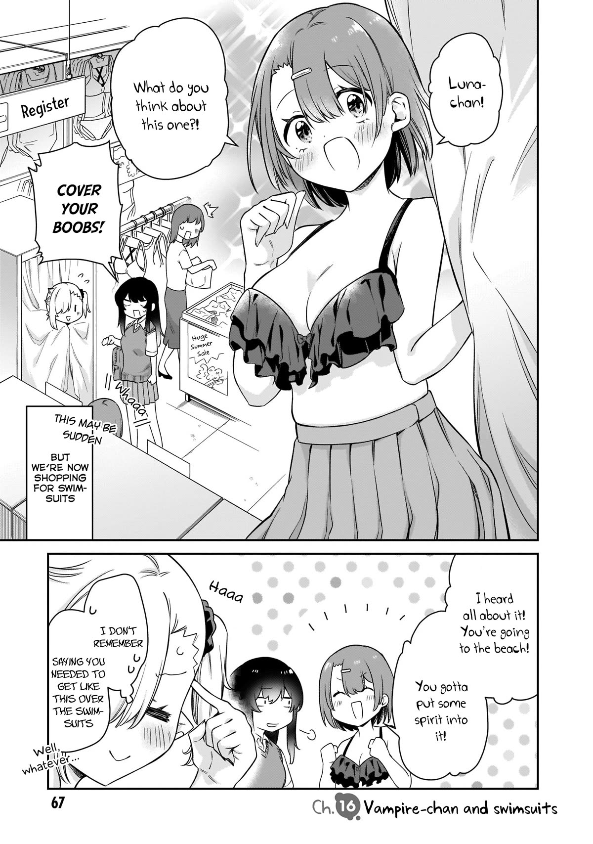Vampire-chan Can't Suck Properly Chapter 16 page 2 - Chapter 16: Vampire-chan and swimsuits