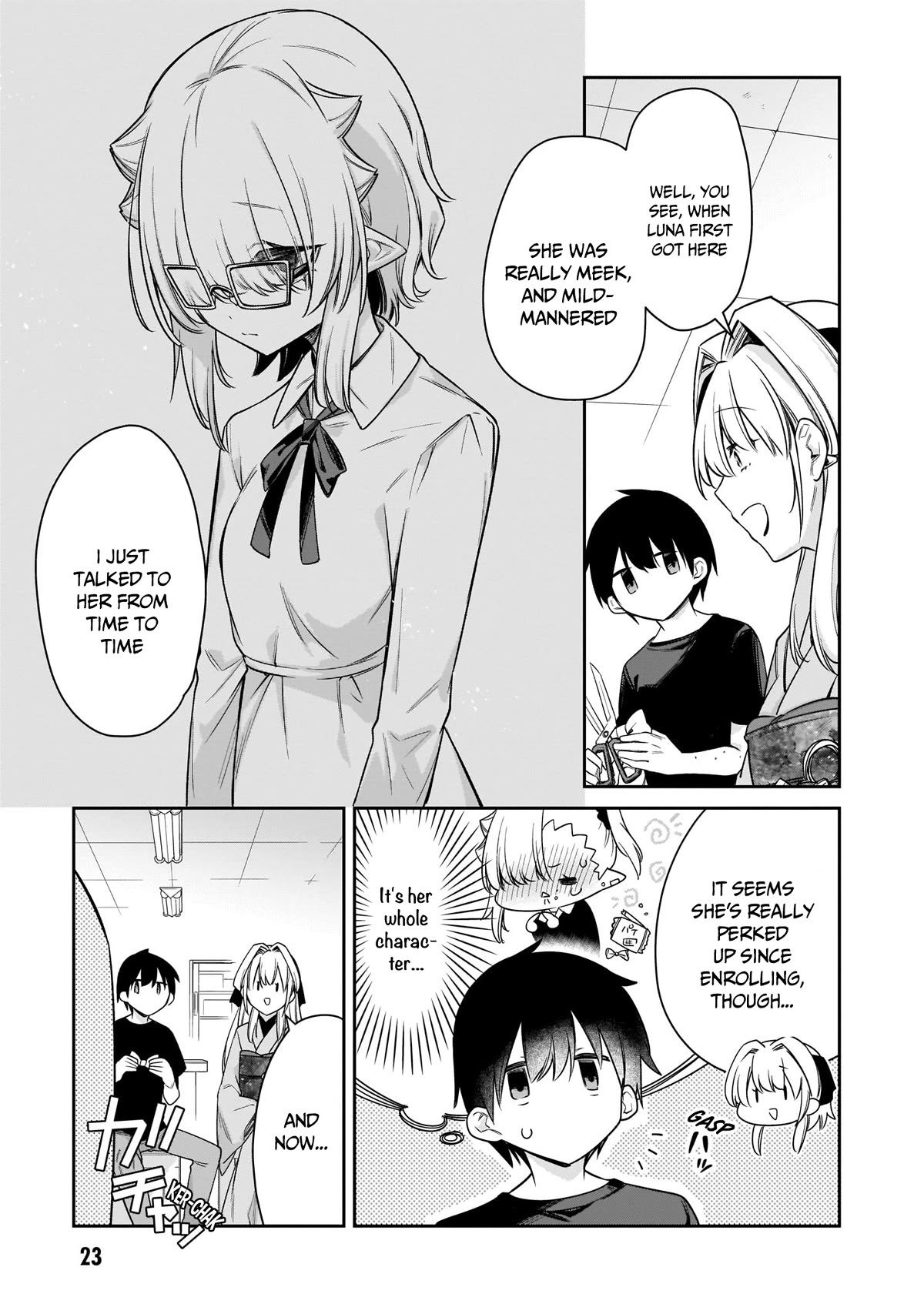 Vampire-chan Can't Suck Properly Chapter 24 page 9 - Chapter 24: Vampire-chan x Chairman