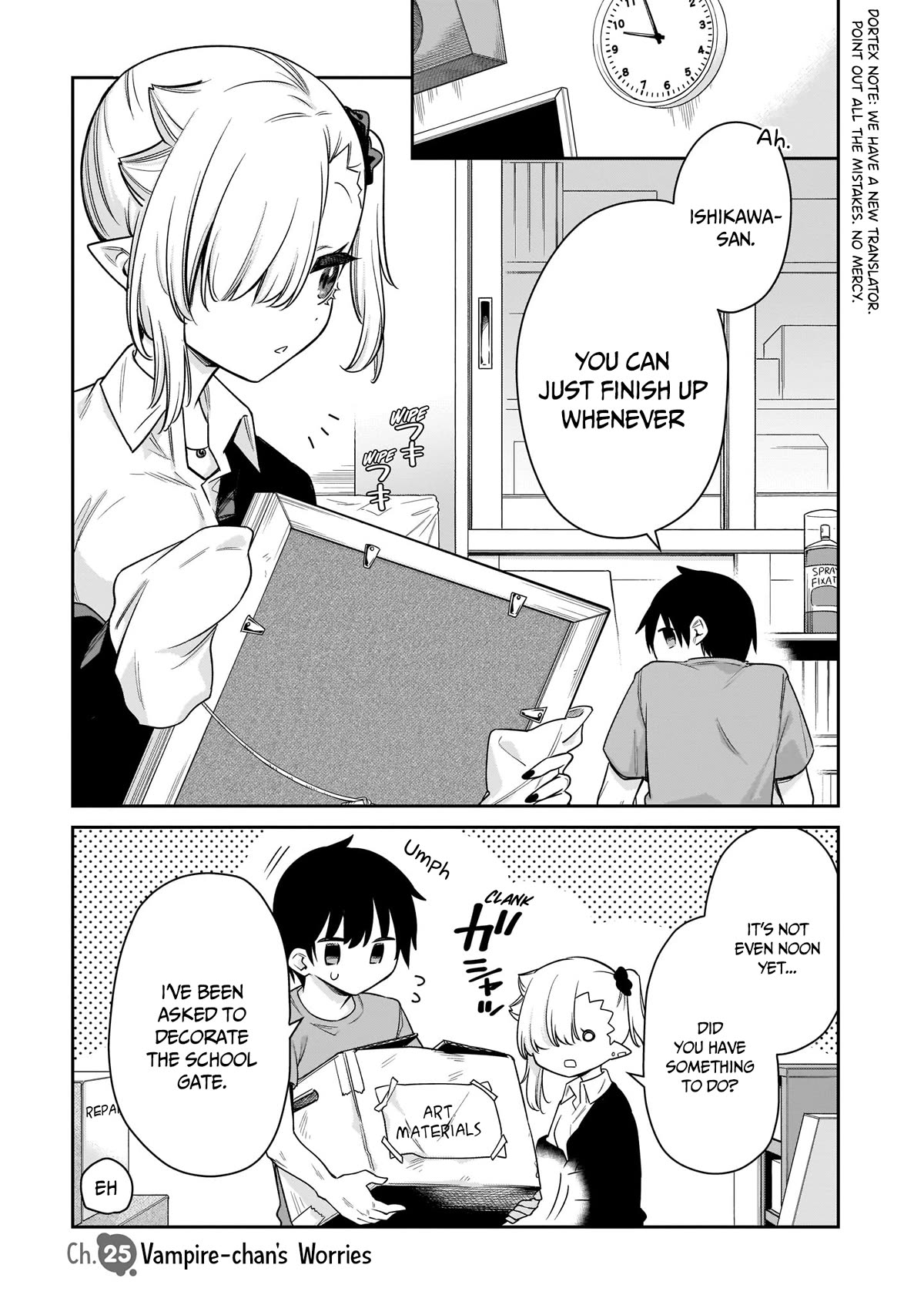 Vampire-chan Can't Suck Properly Chapter 25 page 2 - Chapter 25: Vampire-chan's worries