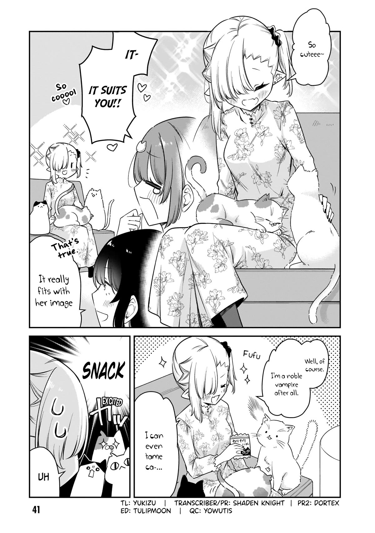 Vampire-chan Can't Suck Properly Chapter 26 page 4 - Chapter 26: Vampire-chan and Cat Cafe