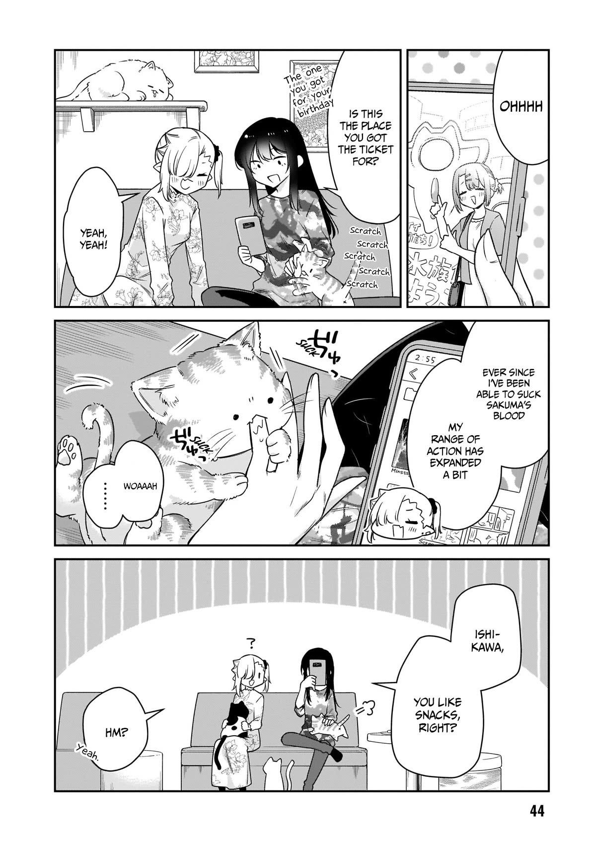 Vampire-chan Can't Suck Properly Chapter 26 page 7 - Chapter 26: Vampire-chan and Cat Cafe