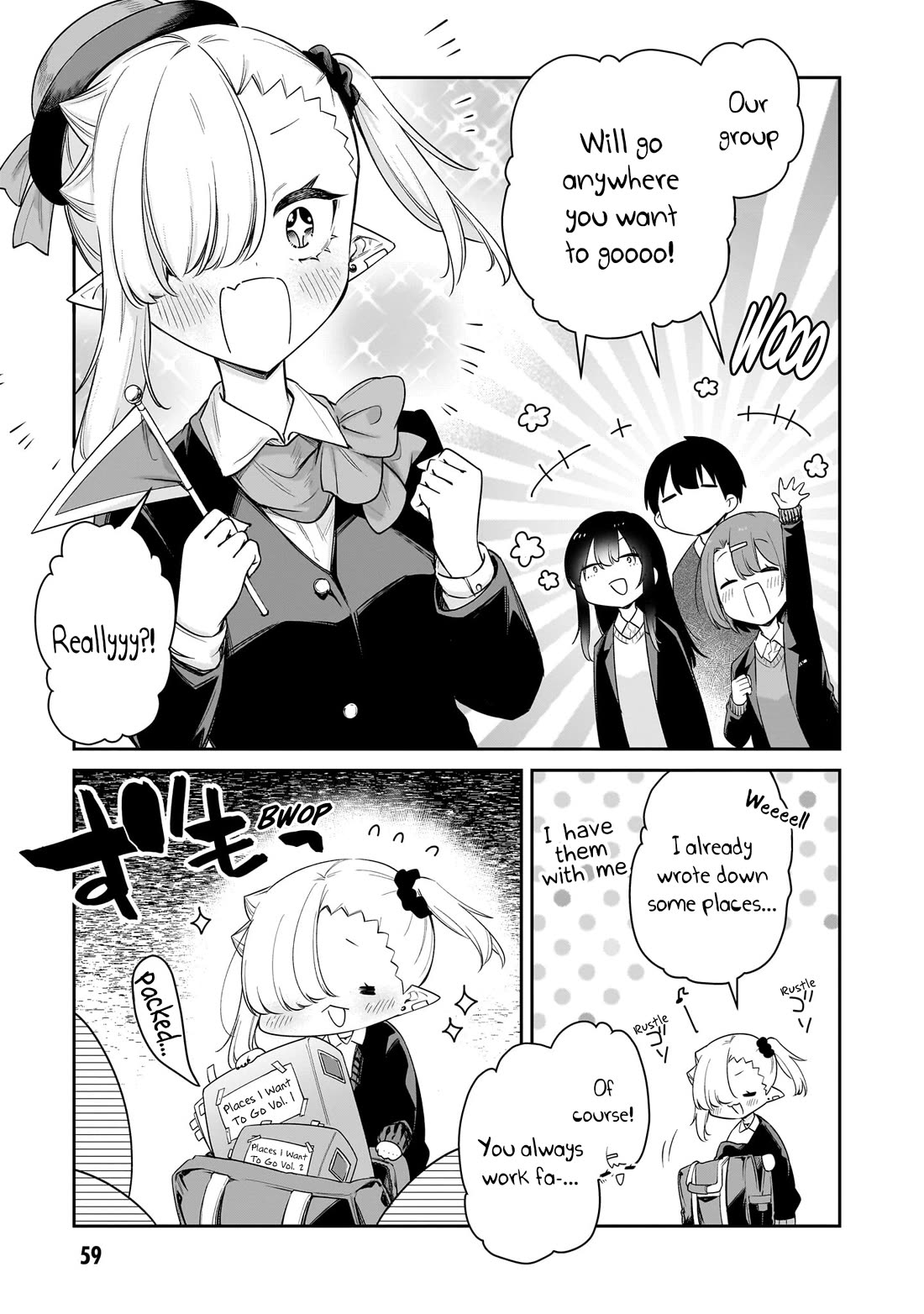 Vampire-chan Can't Suck Properly Chapter 39 page 4 - Chapter 39: Vampire-chan and the school trip - Part 1