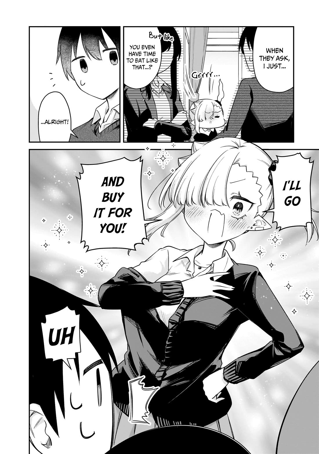 Vampire-chan Can't Suck Properly Chapter 44 page 3 - Chapter 44: Vampire-chan x Canteen