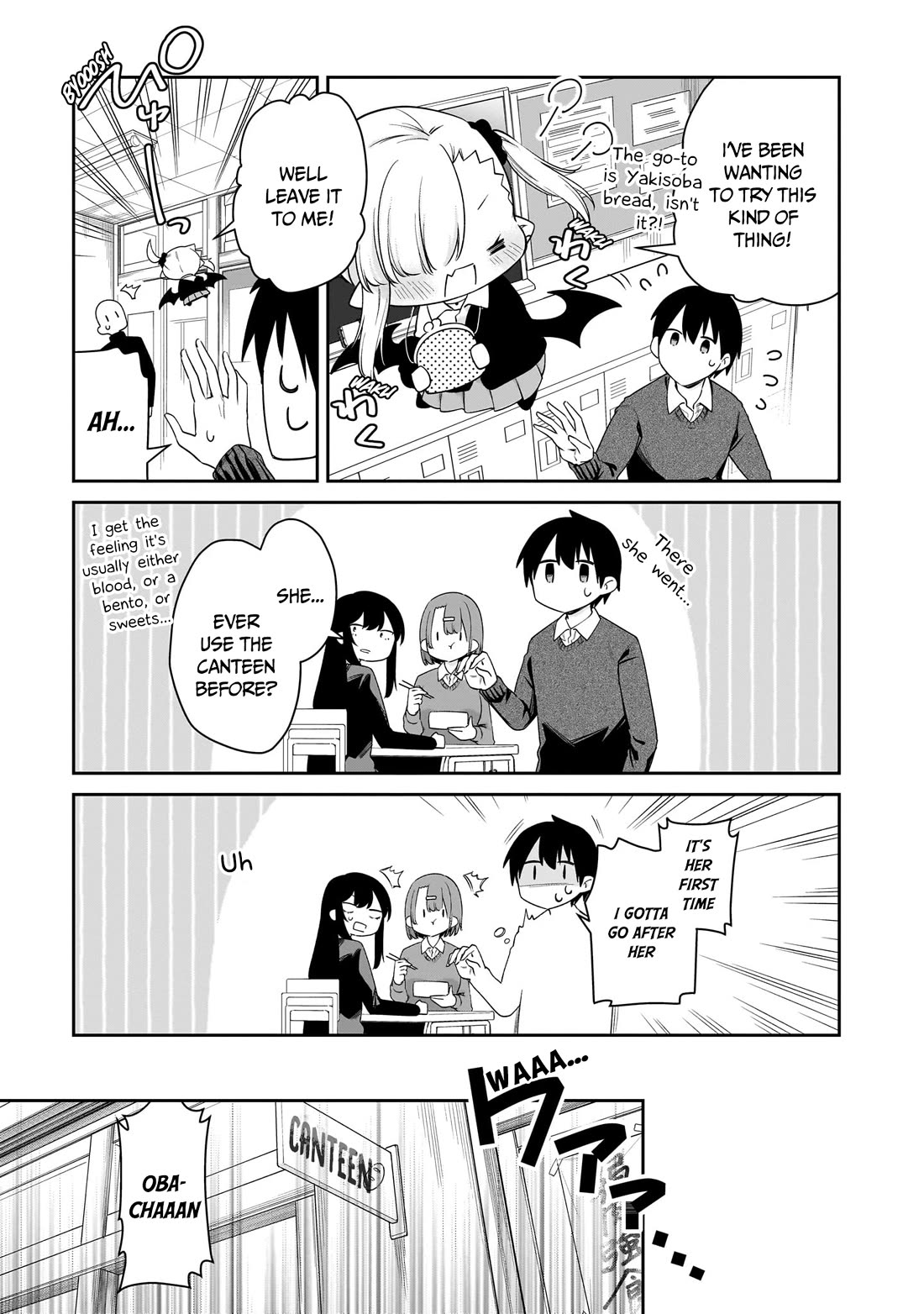 Vampire-chan Can't Suck Properly Chapter 44 page 4 - Chapter 44: Vampire-chan x Canteen
