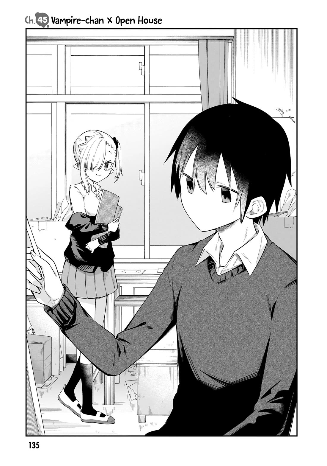 Vampire-chan Can't Suck Properly Chapter 45 page 1 - Chapter 45: Vampire-chan X Open House