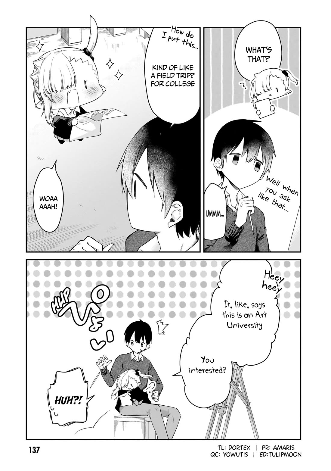 Vampire-chan Can't Suck Properly Chapter 45 page 3 - Chapter 45: Vampire-chan X Open House