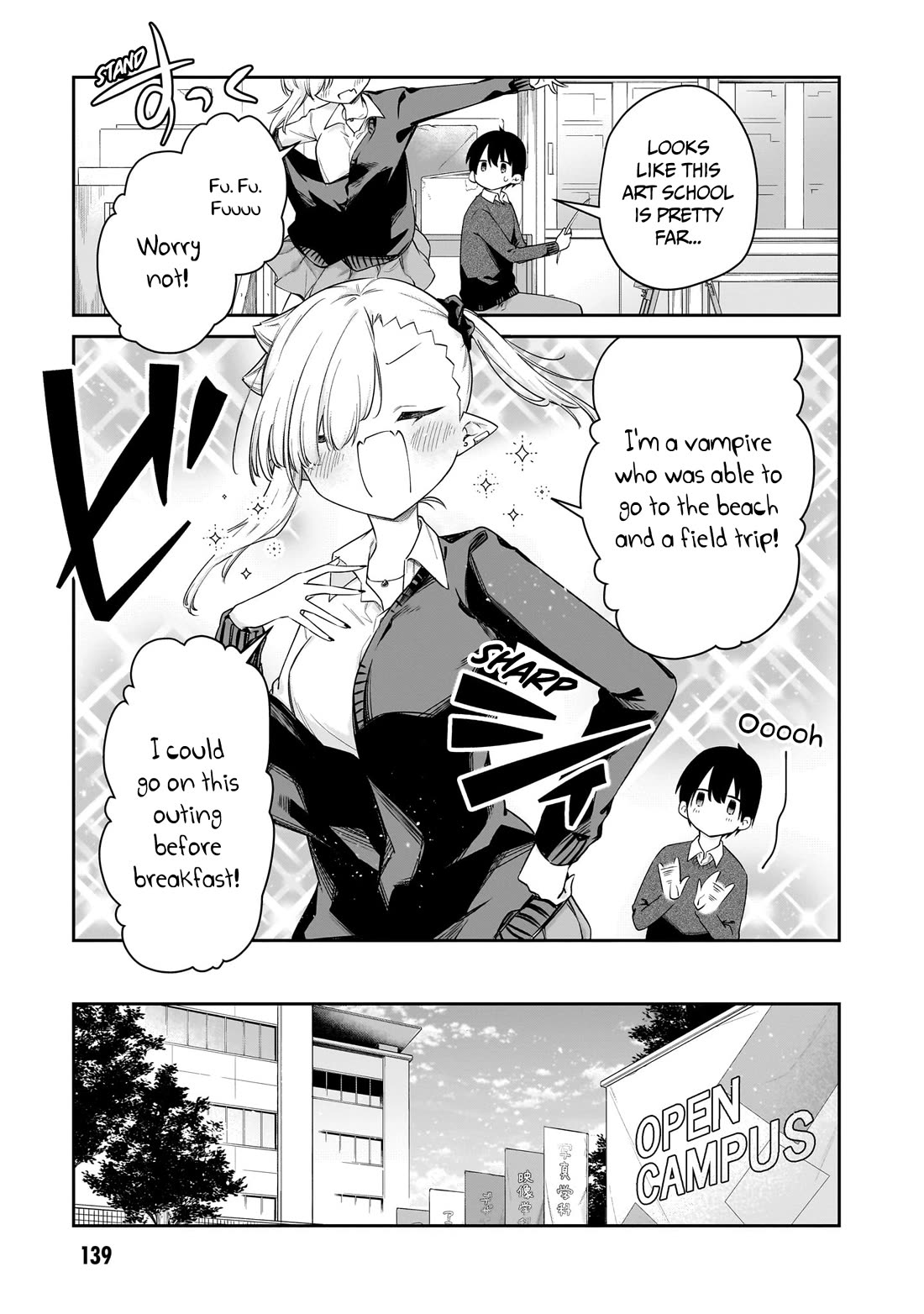 Vampire-chan Can't Suck Properly Chapter 45 page 5 - Chapter 45: Vampire-chan X Open House