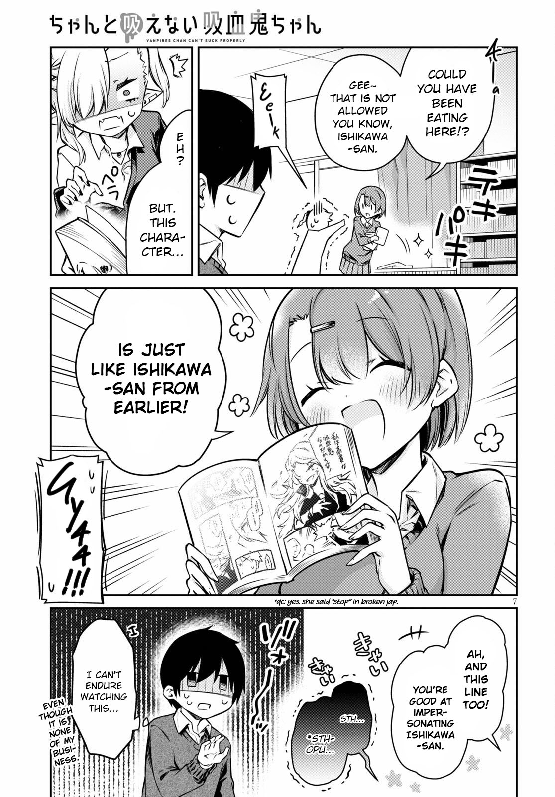 Vampire-chan Can't Suck Properly Chapter 5 page 7 - Chapter 5: Vampire and Sakuma-san