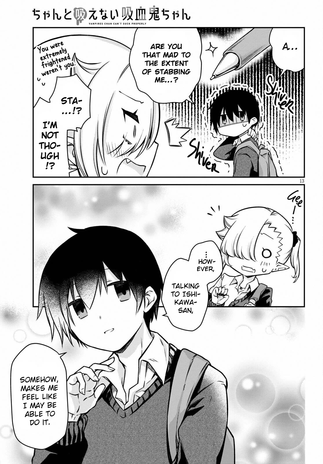 Vampire-chan Can't Suck Properly Chapter 6 page 14 - Chapter 6: Vampire-chan and Classmates